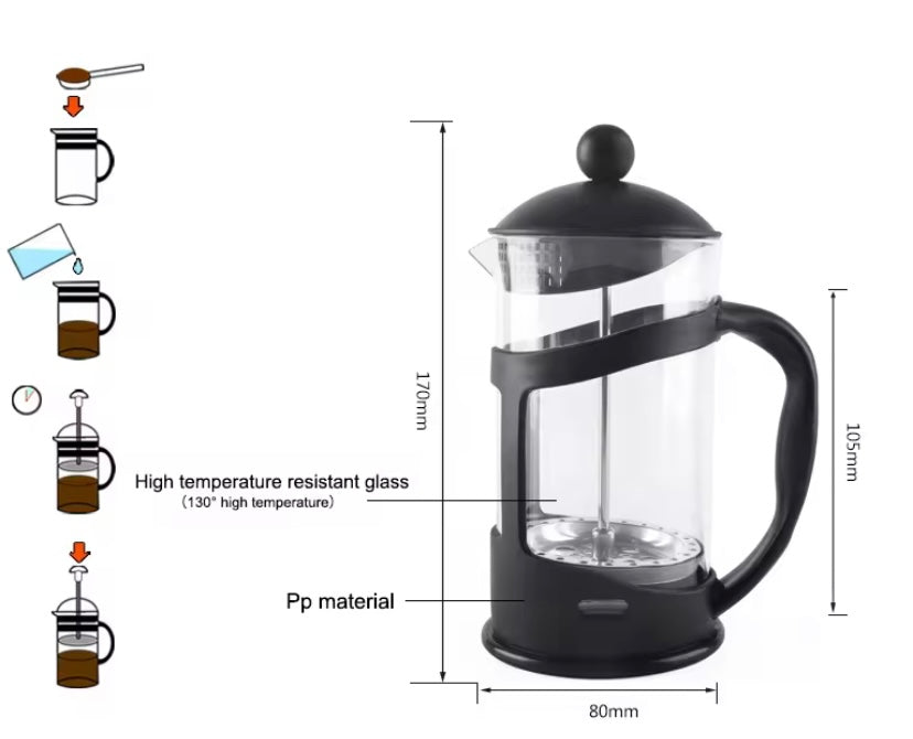 Premium French Press Coffee Maker